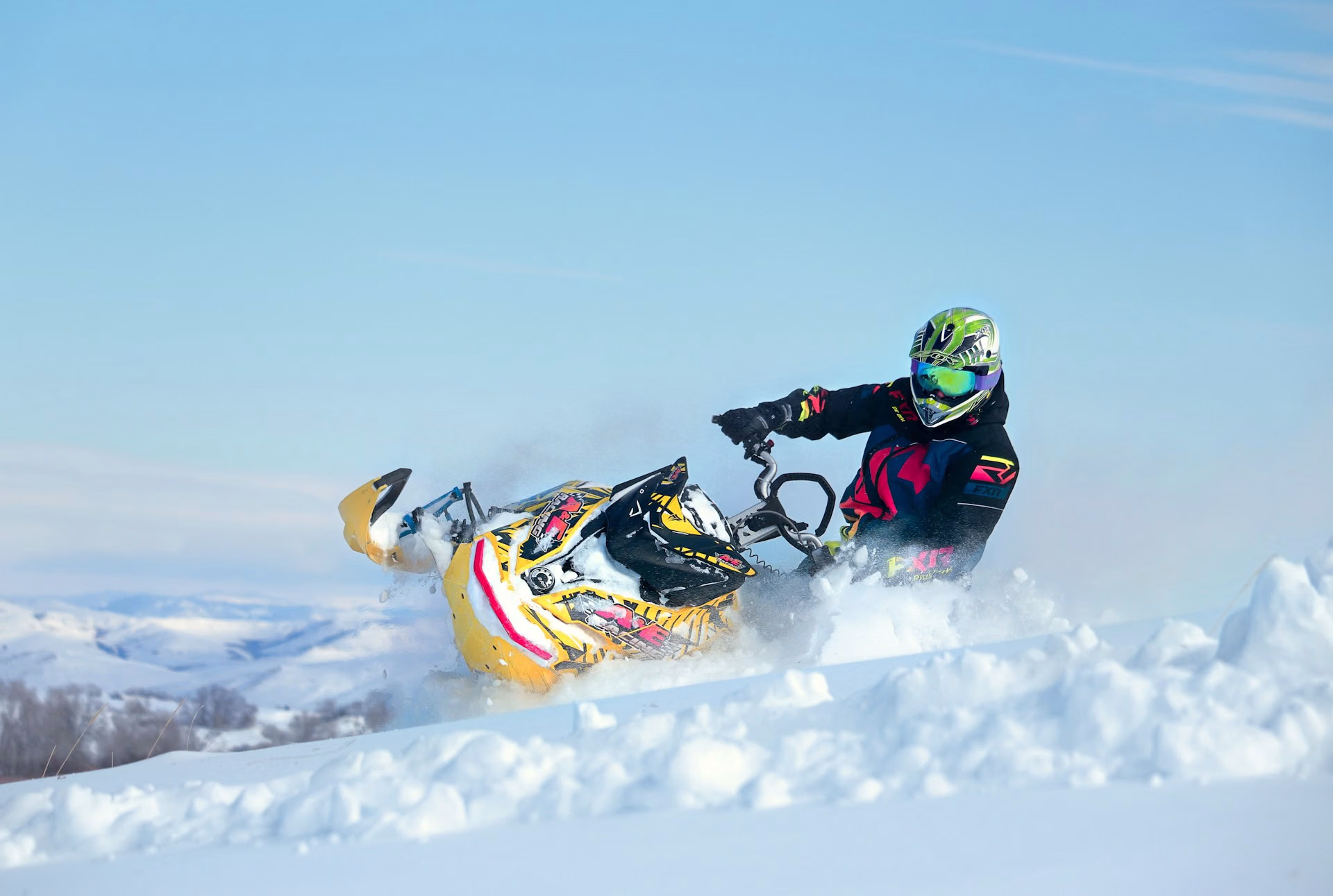 Snowmobiling